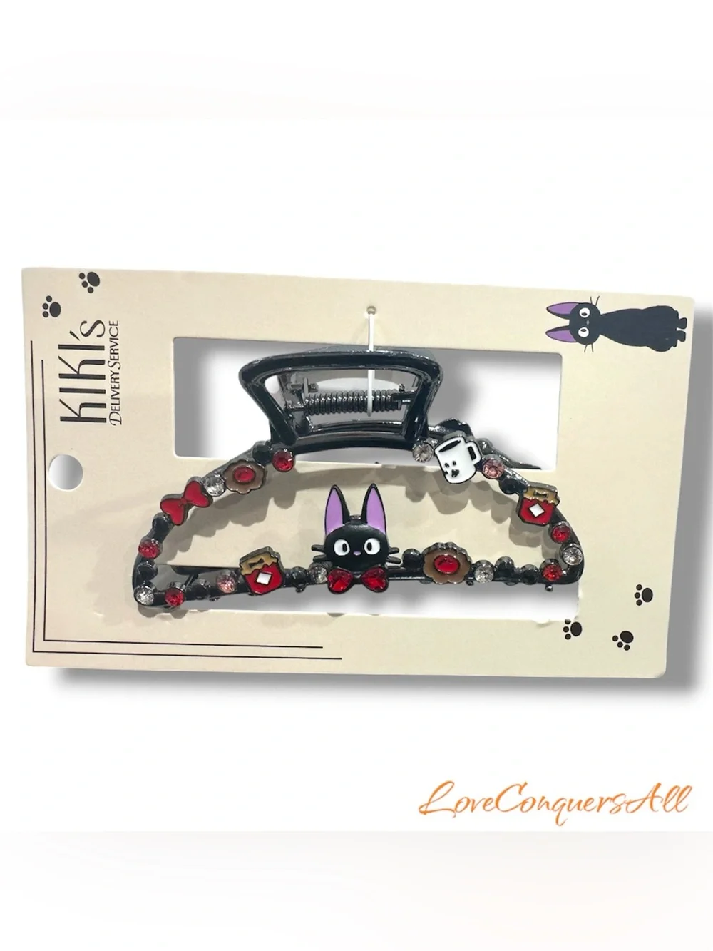 Studio Ghibli Kiki's Delivery Service Jiji icon Claw Hair Clip